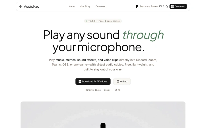 Preview of AudioPad
