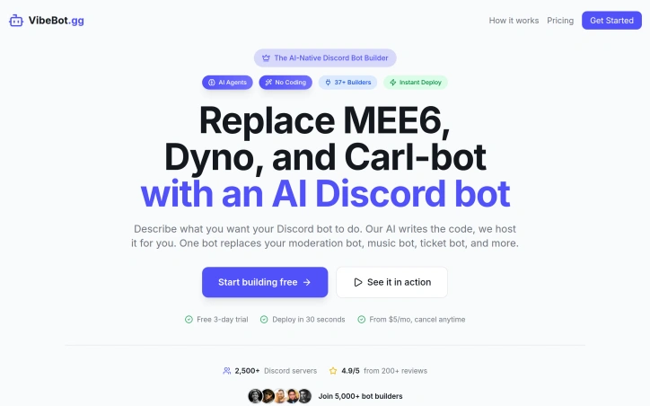 Preview of VibeBot