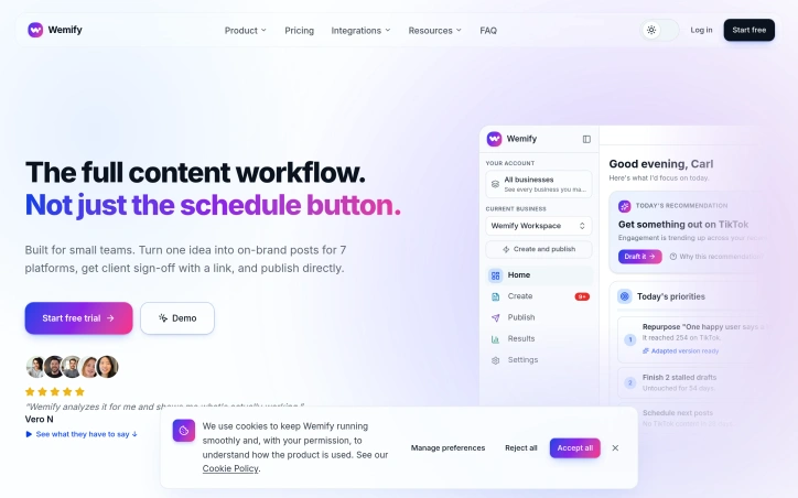 Preview of Wemify
