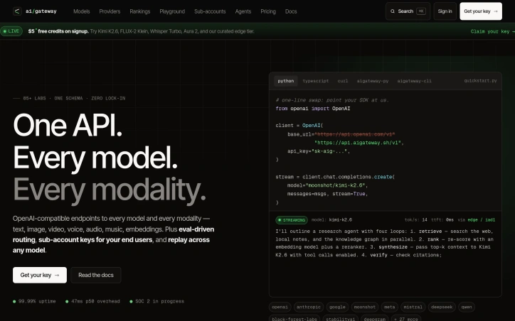 Preview of AIgateway