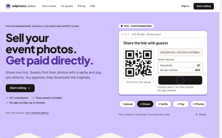 Preview of sellphotos.online