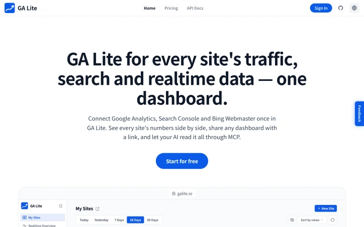 Preview of GA Lite