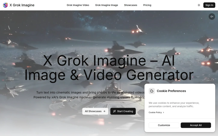 Preview of Grok Imagine