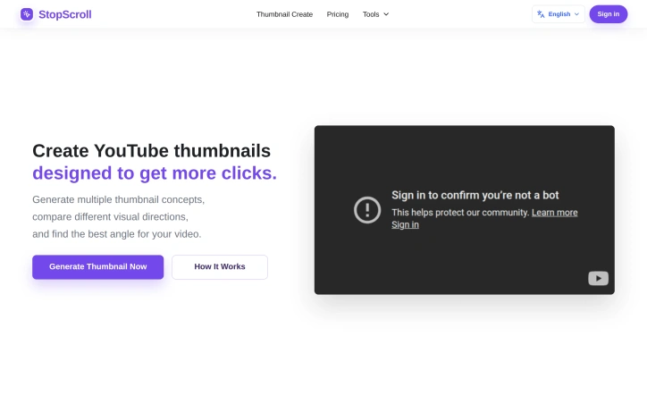Preview of StopScroll