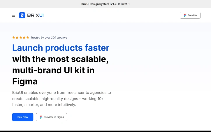 Preview of BrixUI