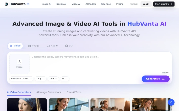 Preview of HubVanta AI
