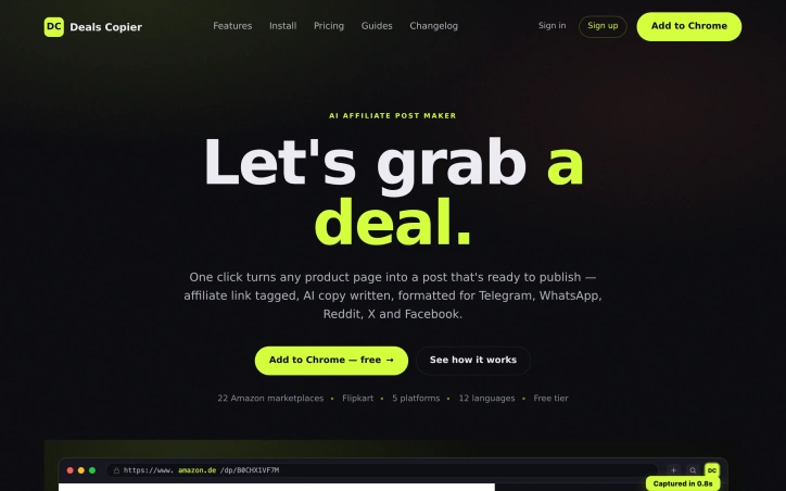 Preview of Deals Copier
