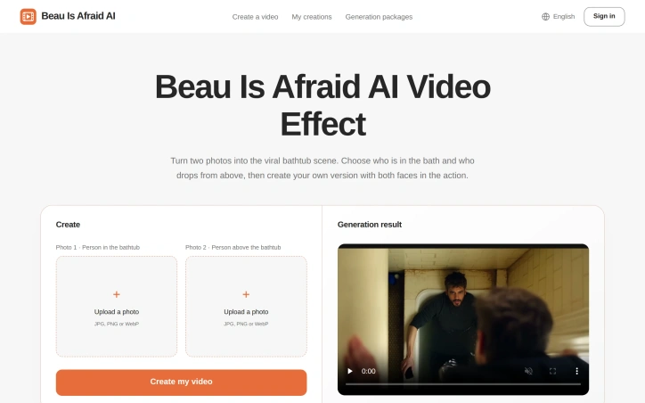 Preview of Beau Is Afraid AI Video