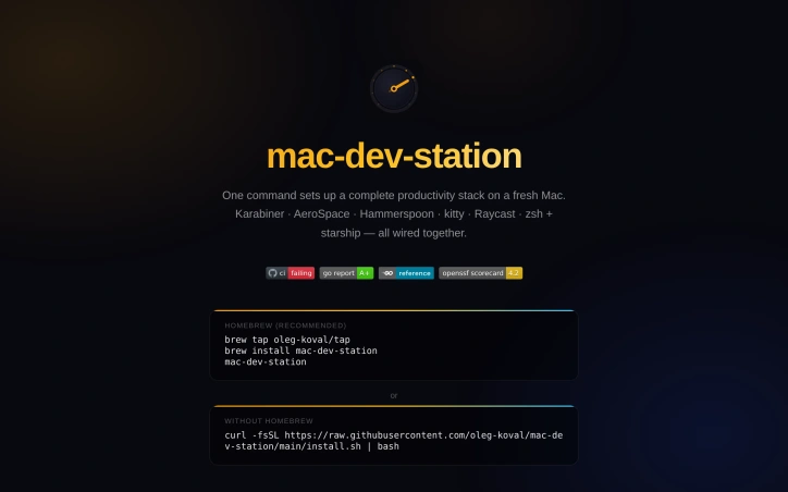 Preview of mac-dev-station