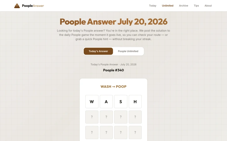 Preview of poopleanswer