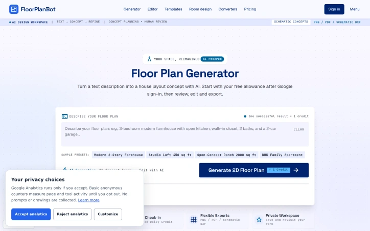 Preview of FloorPlanBot
