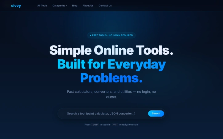 Preview of Free online tools for everyday tools