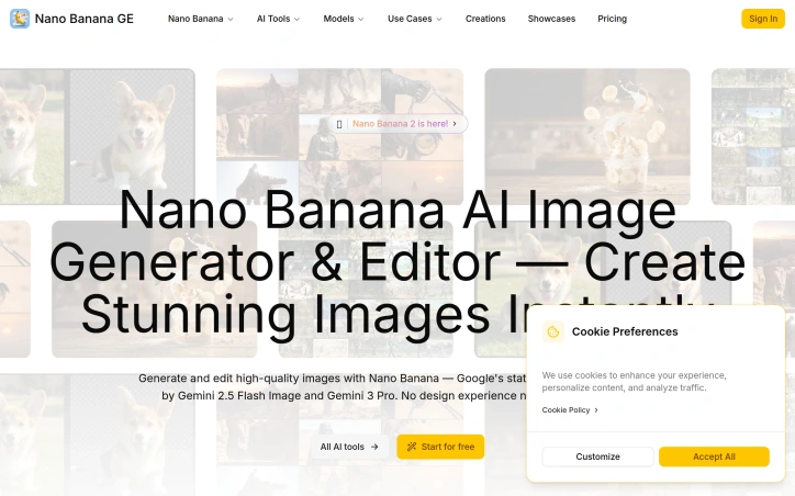 Preview of Nano Banana