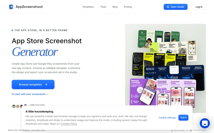 Preview of AppScreenshoot