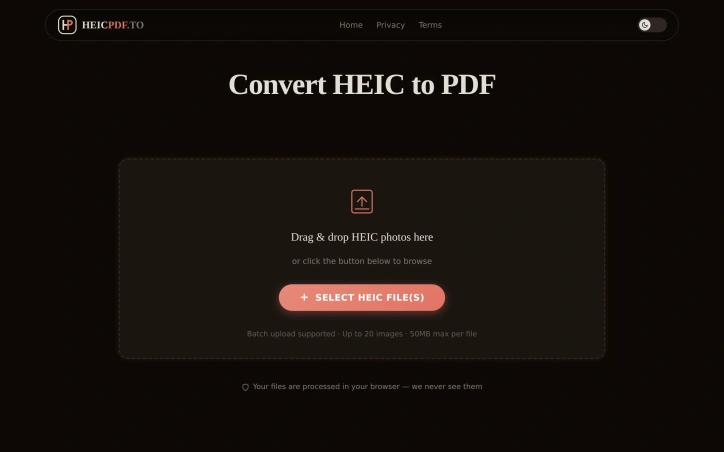Preview of HEICPDF.TO