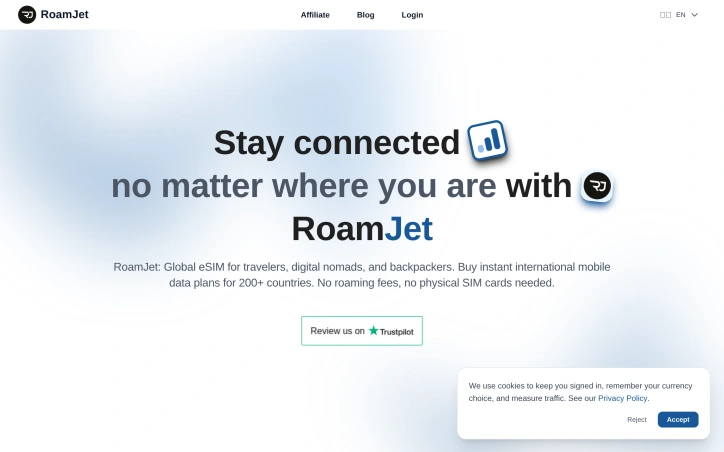 Preview of Roamjet eSIM