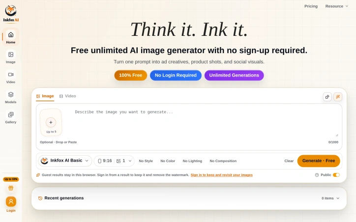 Preview of Inkfox AI