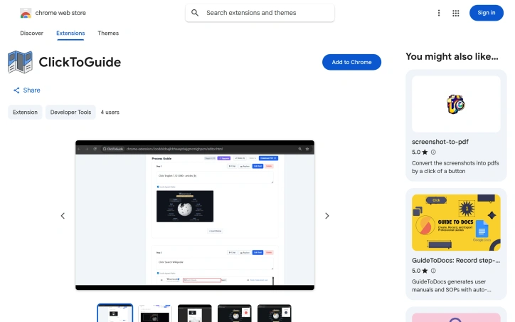 ClickToGuide preview