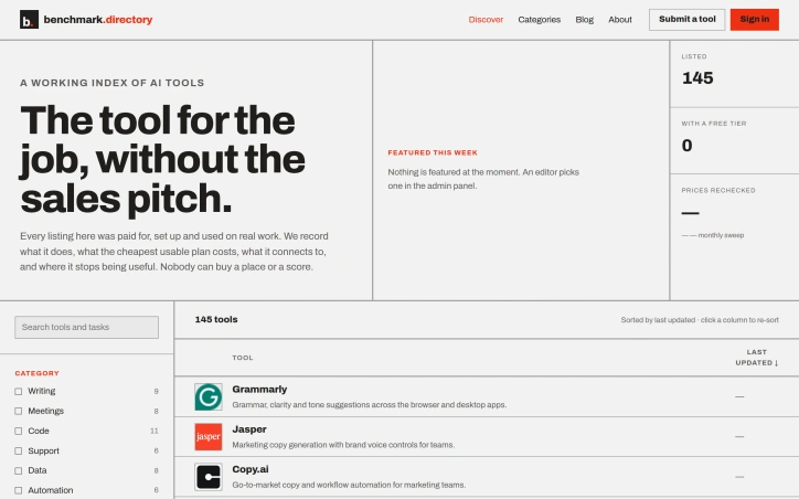 Preview of benchmark.directory