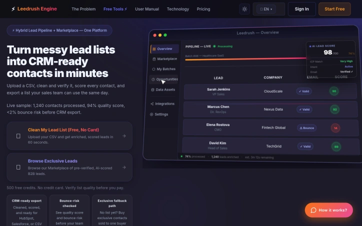 Leedrush Engine preview