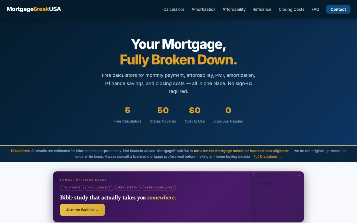 Preview of MortgageBreakUSA