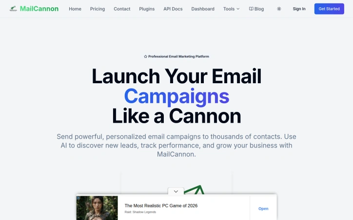 Preview of Mail Cannon