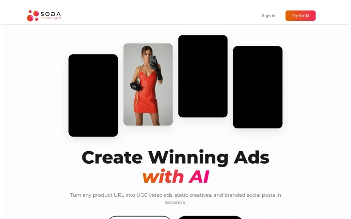 Preview of SodaMarketing AI 