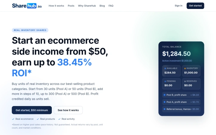 Preview of ShareHub