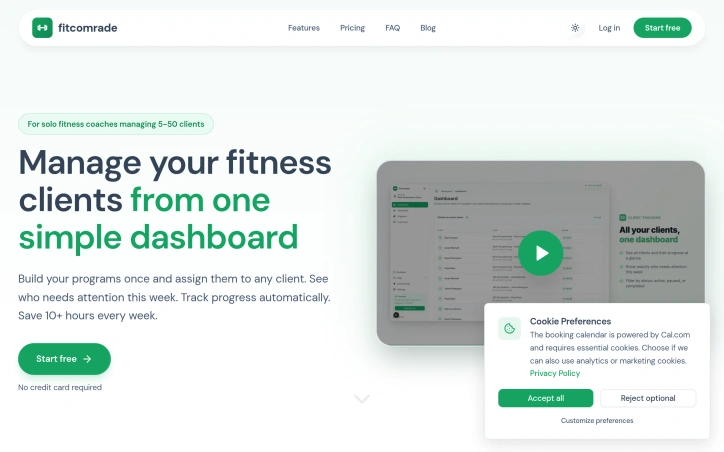 FitComrade preview