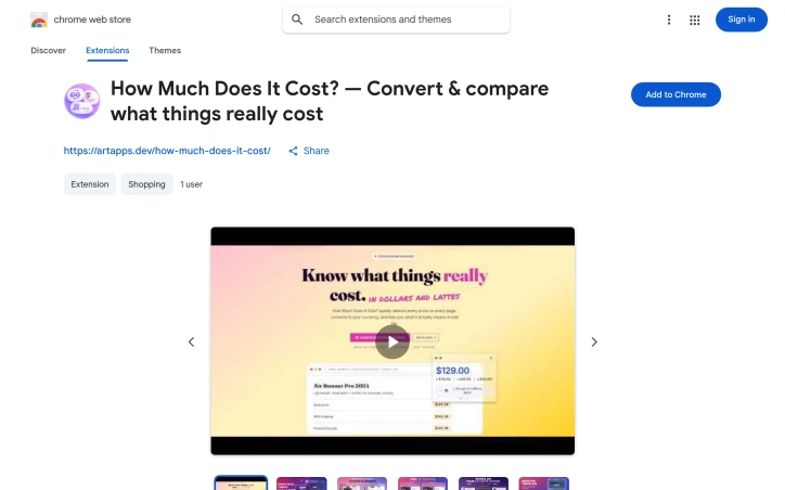 Preview of How Much Does It Cost? - Know what things really cost. in dollars and lattes