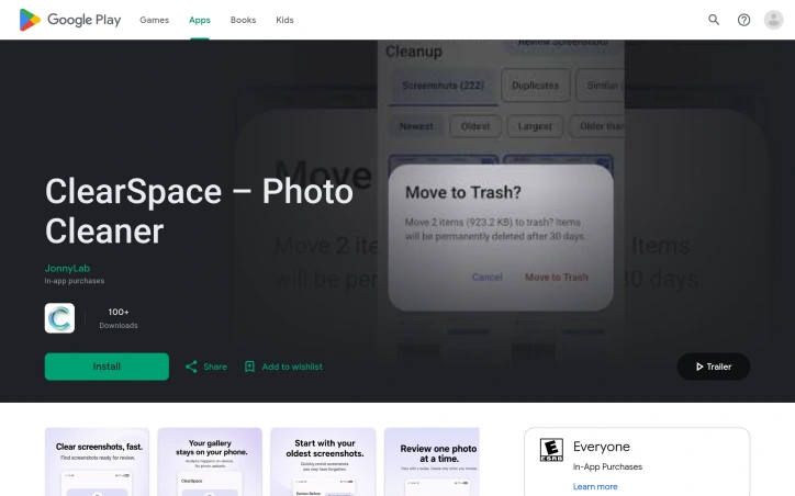 Preview of ClearSpace – Photo Cleaner