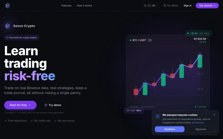 Preview of Senzo Crypto Lab