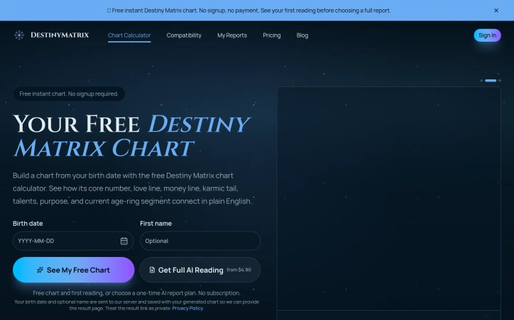 Preview of DestinyMatrix
