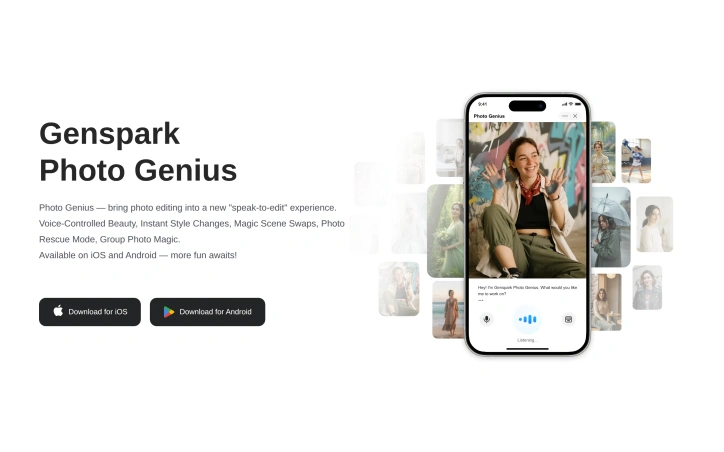 Genspark Photo Genius preview