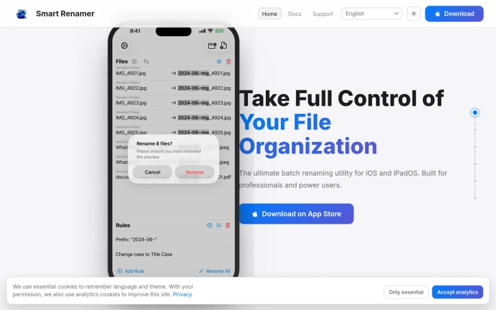 Smart Renamer preview