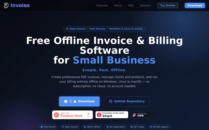 Invoiso preview