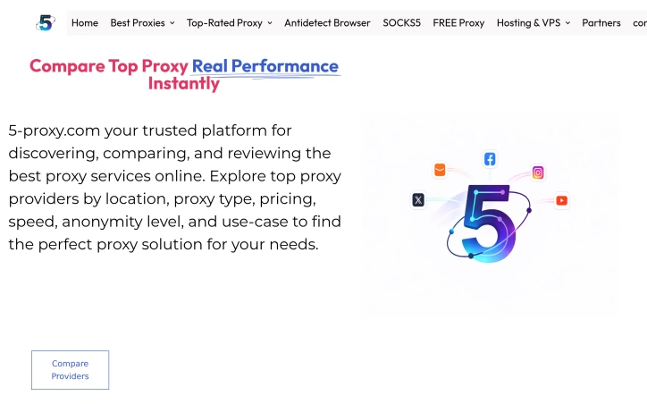 Preview of 5-Proxy.com