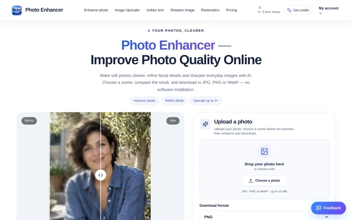 Preview of Photo Enhancer