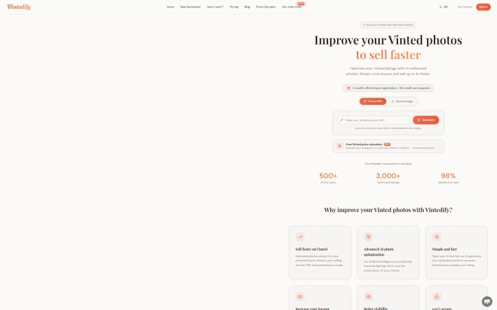 Vintedify preview