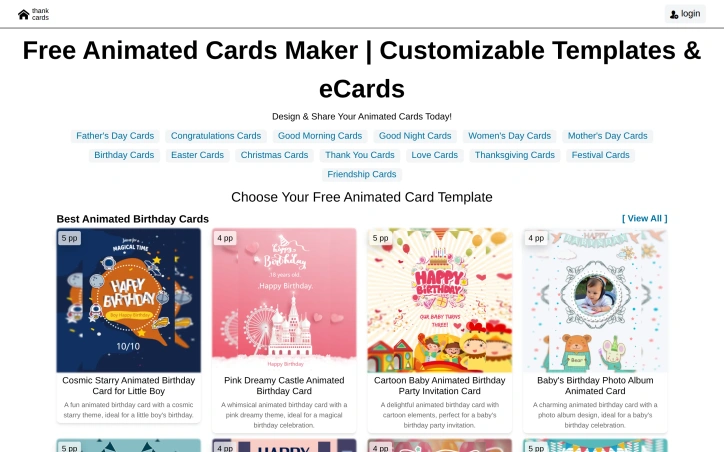 Preview of Thank Cards