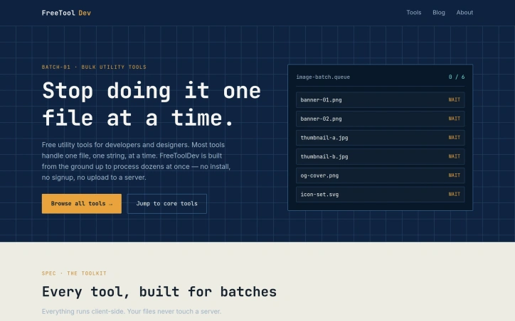 Preview of FreeToolDev