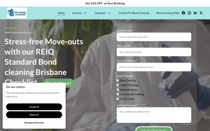 Tru Bond cleaning Brisbane preview