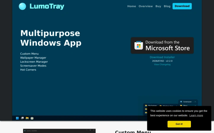 Preview of LumoTray