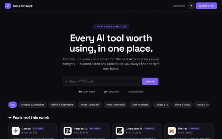 Preview of Tools Network