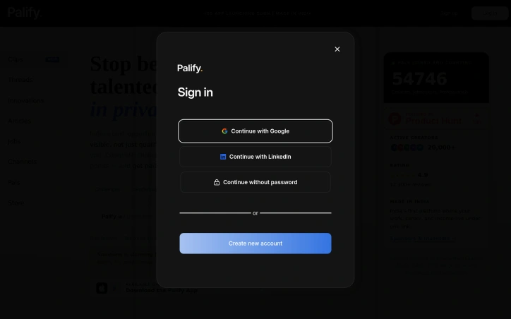 Palify 2.0 preview