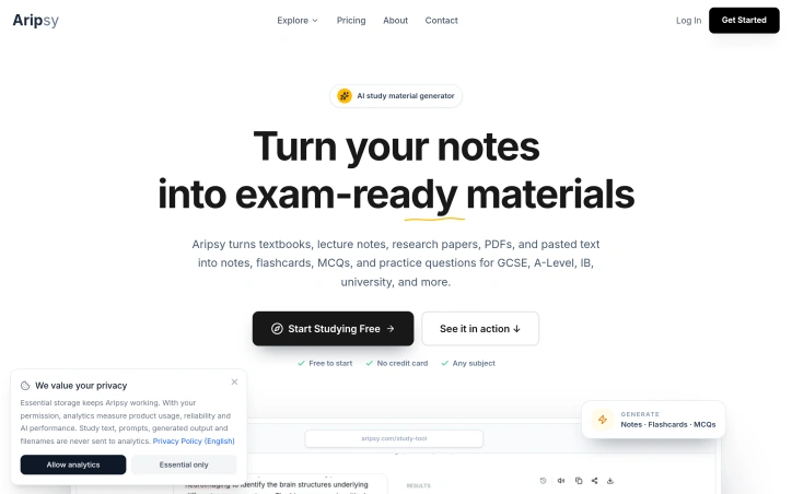 Preview of Aripsy