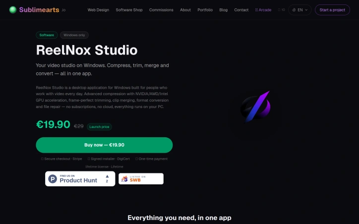 Preview of ReelNox Studio