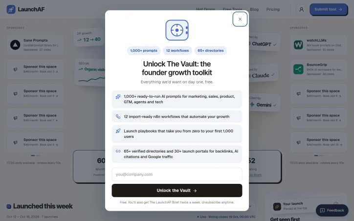 Preview of LaunchAF