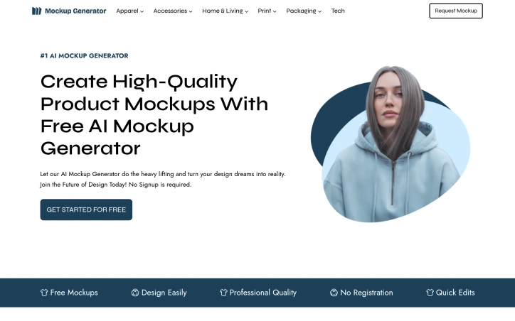 Preview of Mockup Generator AI