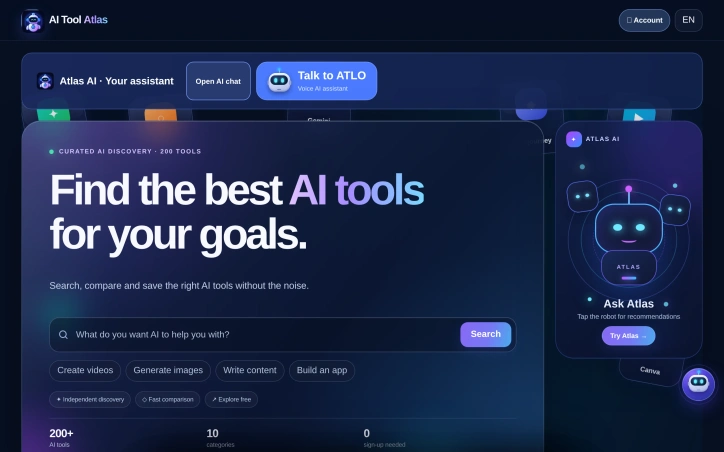 Preview of AI Tool Atlas